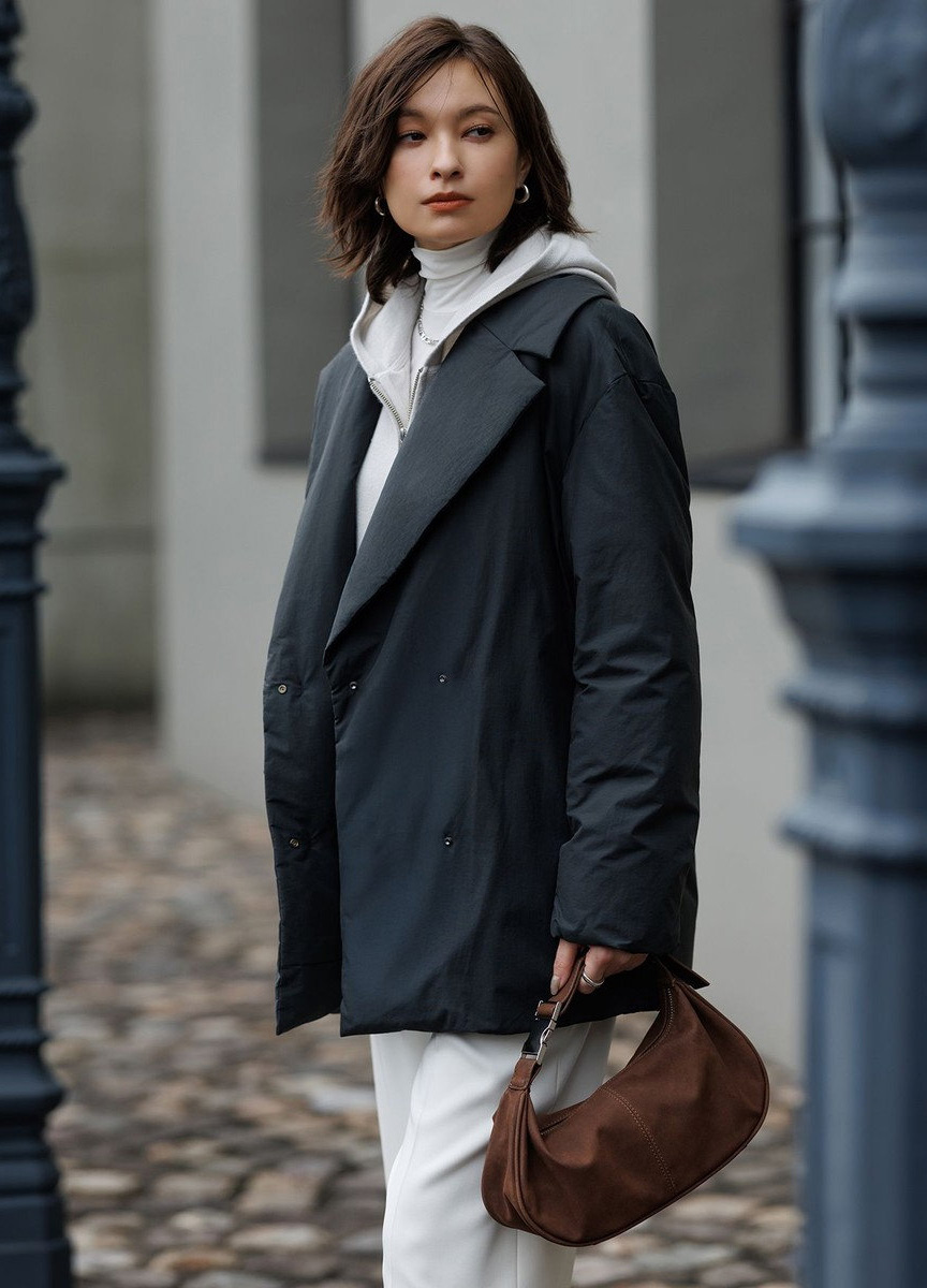 定番ADS西裝領羽絨大衣